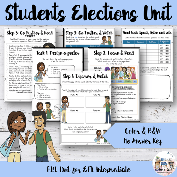 Séquence Students Elections - 4e - Mrs Recht's Classroom
